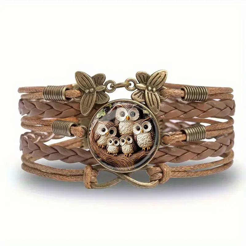 Pulseira Leather Owl - Elin