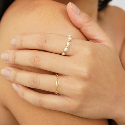 Anel para mulher com pérola – Josefa