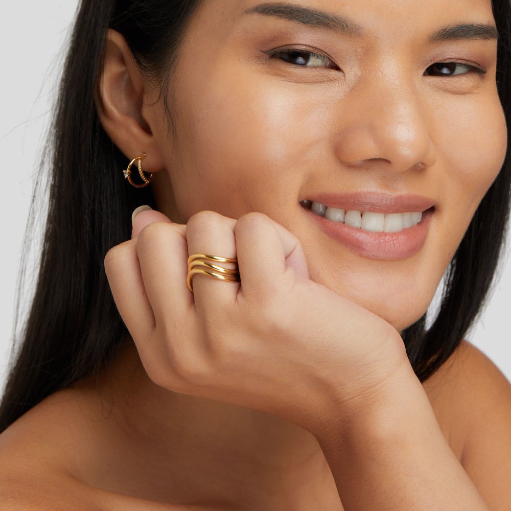 Anel para mulher em ouro – Carina