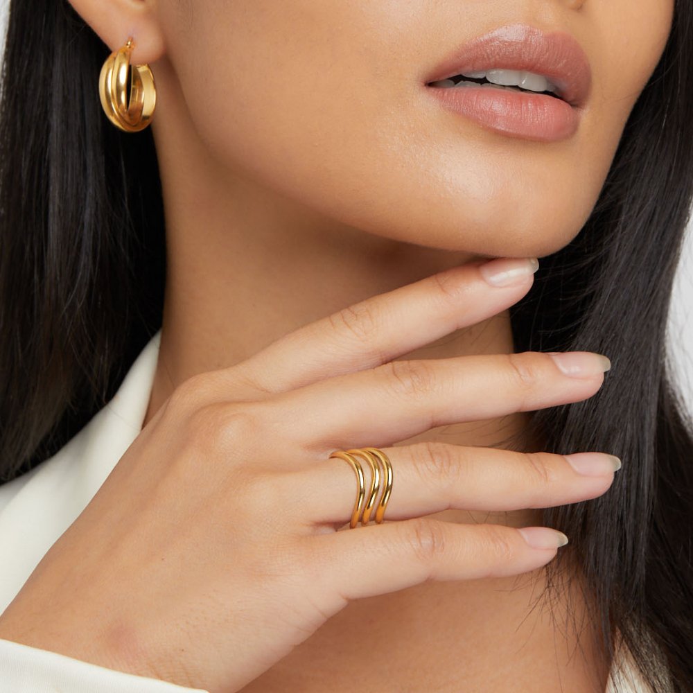 Anel para mulher em ouro – Carina