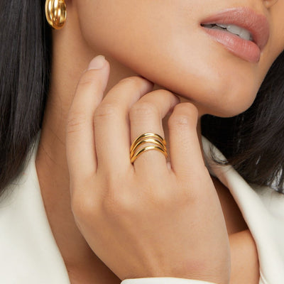Anel para mulher em ouro – Carina