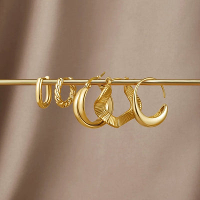 Brincos Luna Twist - Melusine