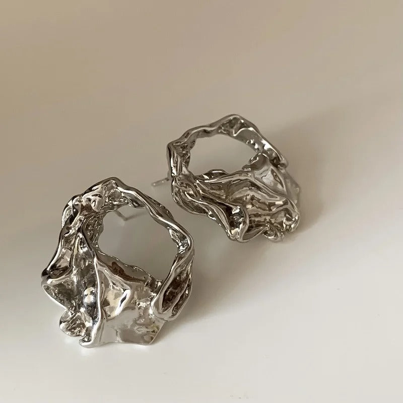 Brincos Scrunchy Elegance - Sahara