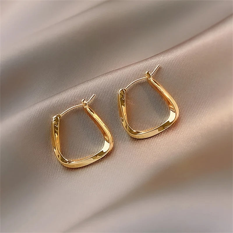 Brincos em arco Shimmer - Azalea
