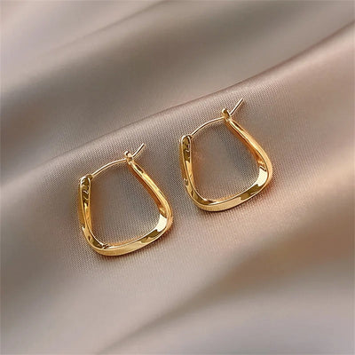 Brincos em arco Shimmer - Azalea