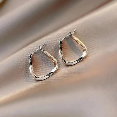 Brincos em arco Shimmer - Azalea