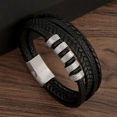 Regal Vintage - Pulseira de couro de luxo