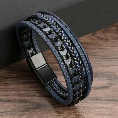 Timeless Vintage - Pulseira de couro de luxo