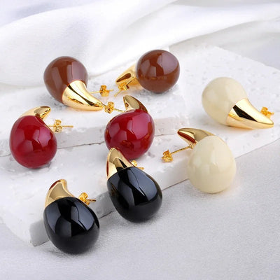 Luxuosos Brincos Teardrop - Sara