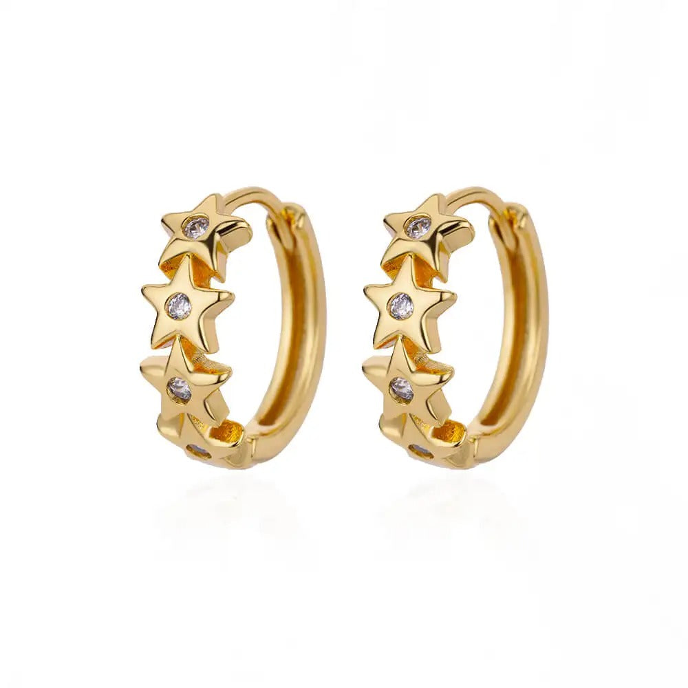 Brincos com estrelas Pendentes - Eleonora