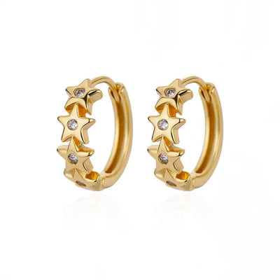 Brincos com estrelas Pendentes - Eleonora