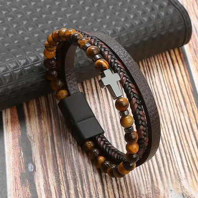 Heritage Vintage - Bracelete em pele de luxo