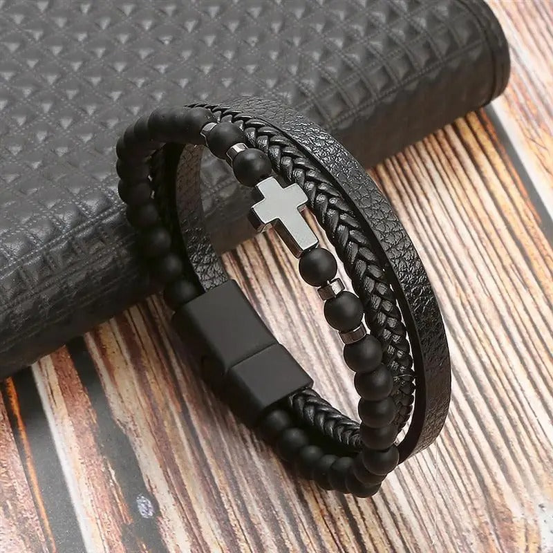 Heritage Vintage - Bracelete em pele de luxo