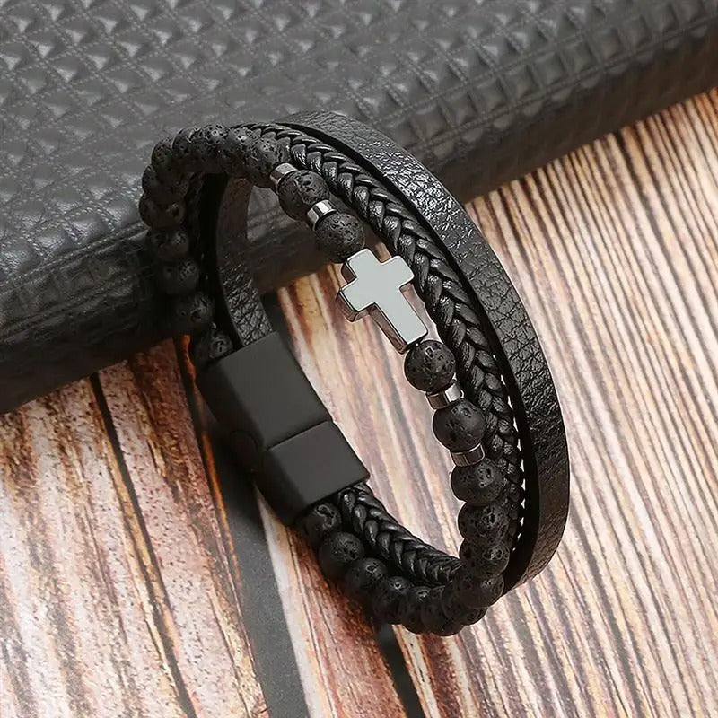 Heritage Vintage - Bracelete em pele de luxo