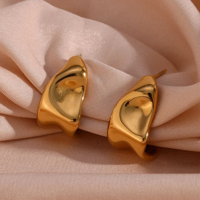 Brincos Molten Crescents - Valeska
