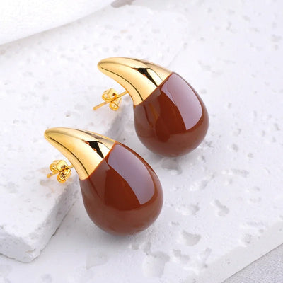 Luxuosos Brincos Teardrop - Sara