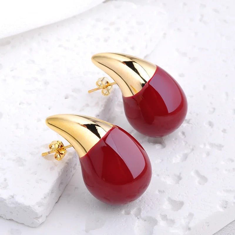 Luxuosos Brincos Teardrop - Sara