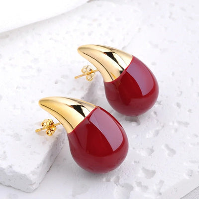 Luxuosos Brincos Teardrop - Sara