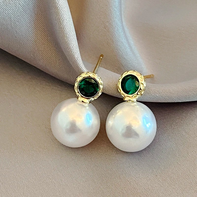 Brincos Emerald Elegance - Emanuela