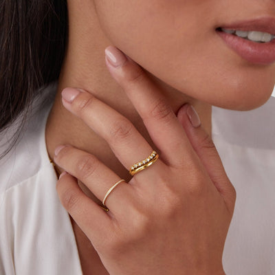 Anel para mulher com cristais – Querina
