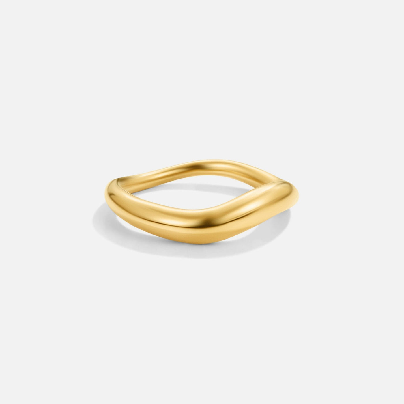 Anel para mulher onda fina em ouro – Jacinta