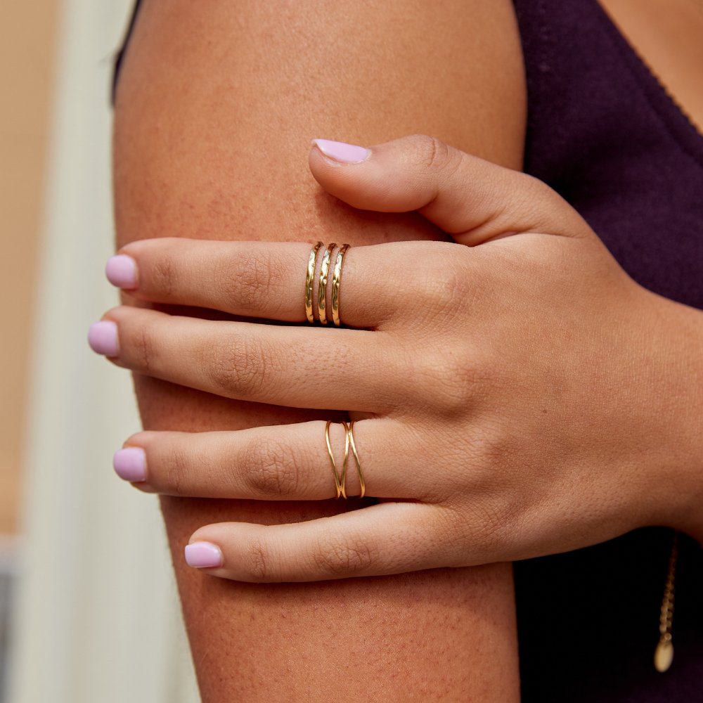 Anel para mulher em ouro – Flavia
