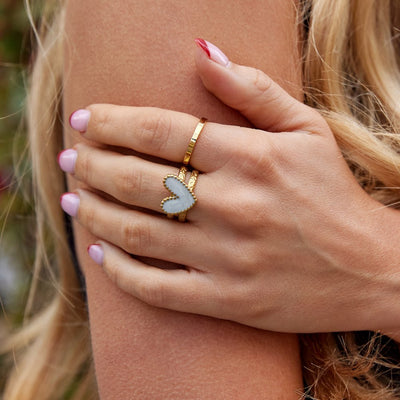 Anel para mulher em ouro – Elena