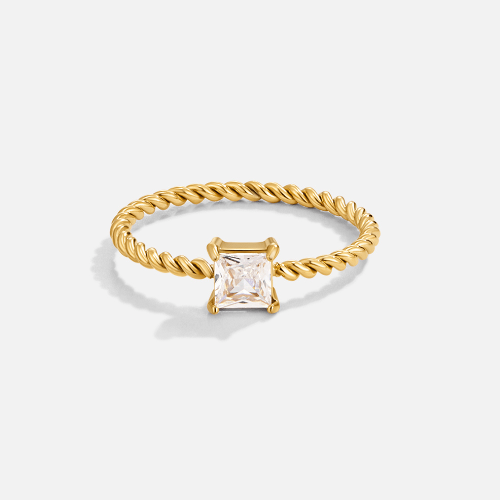 Anel para mulher entrelaçado – Dalila