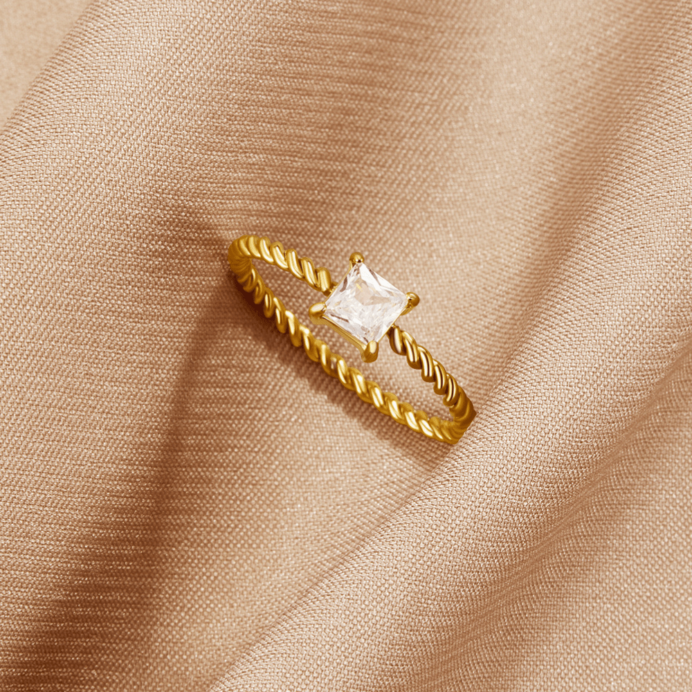 Anel para mulher entrelaçado – Dalila