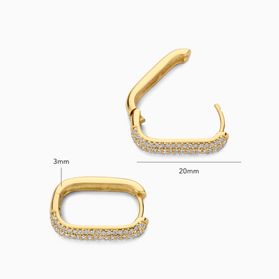Argolas Icon Pave - Genoveva