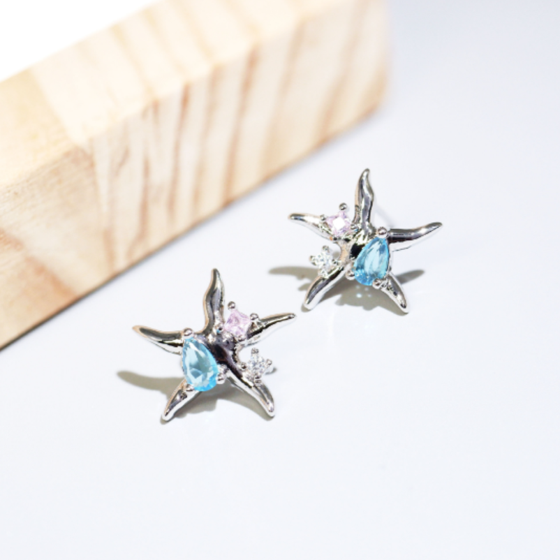 Brincos Elegantes Estrela - Silvia