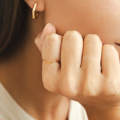 Anel para mulher em ouro – Helga