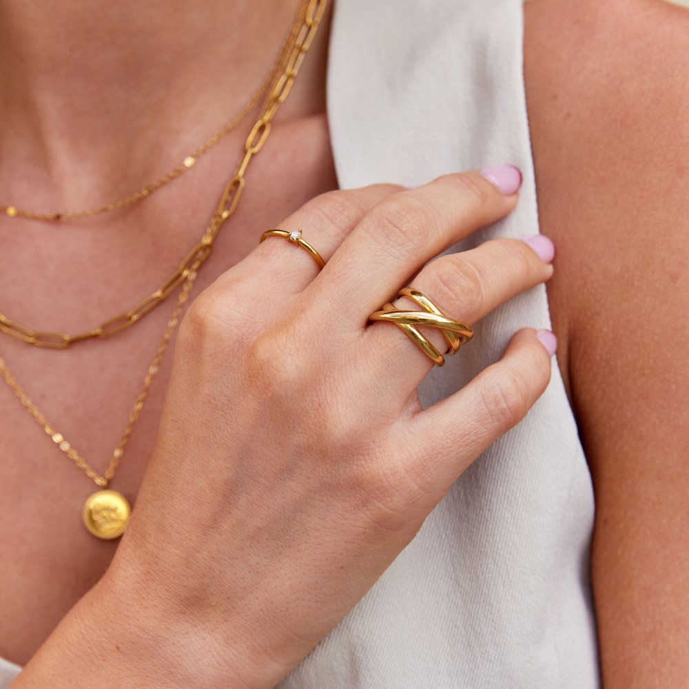 Anel para mulher em ouro – Zulmira