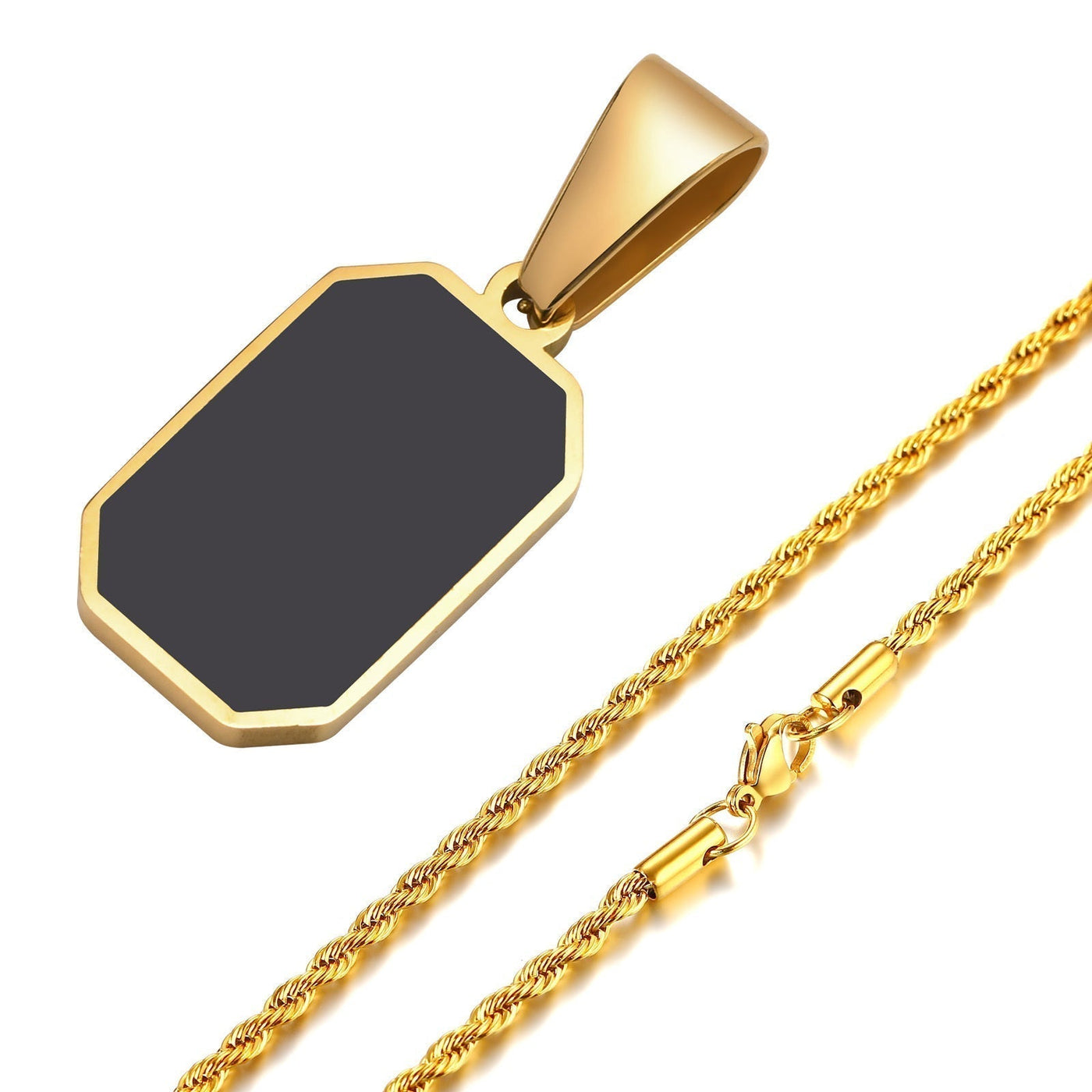 Colar Masculino Onyx - Eliano