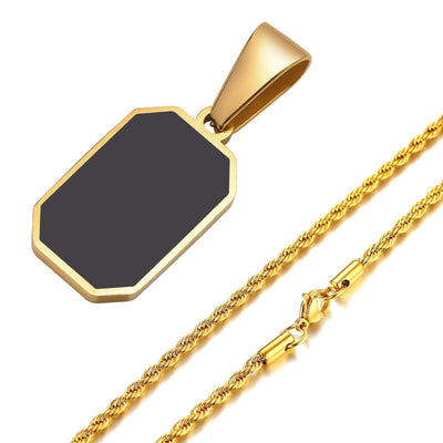 Colar Masculino Onyx - Eliano