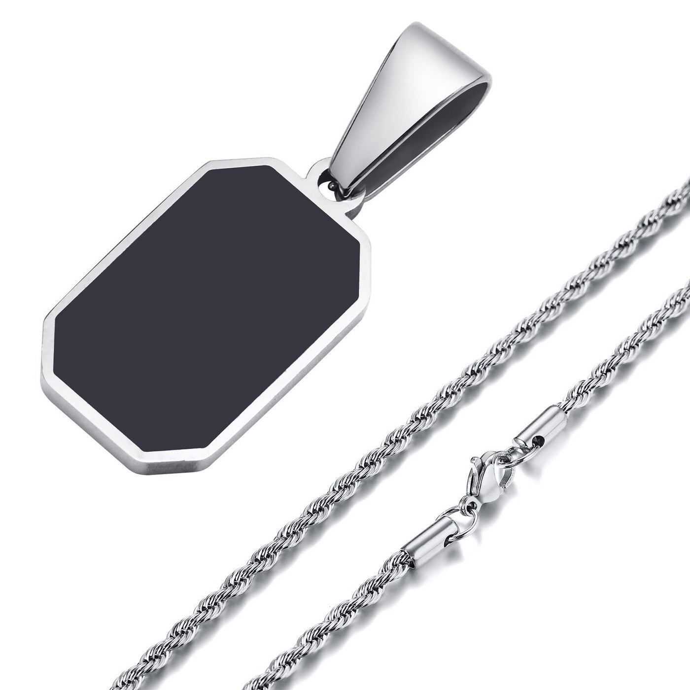 Colar Masculino Onyx - Eliano