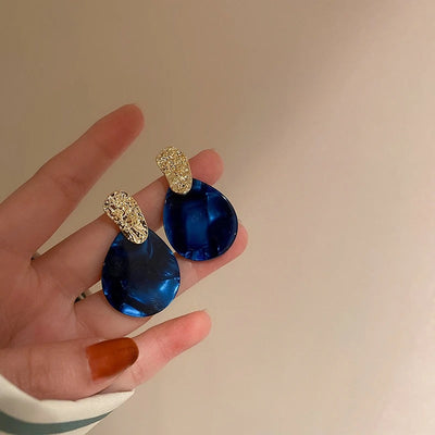 Brincos em forma de gota Azure Tide - Azra