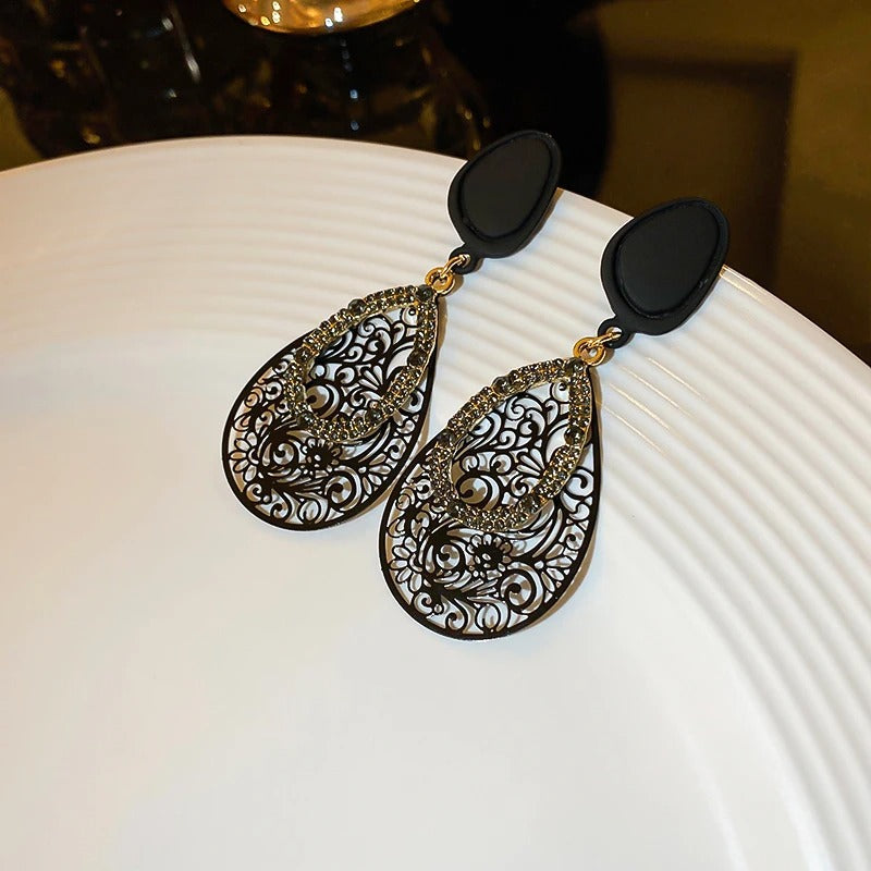 Brincos em Filigrana Midnight - Aria