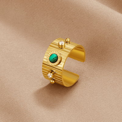 Anel para mulher estilo vintage em ouro – Mila