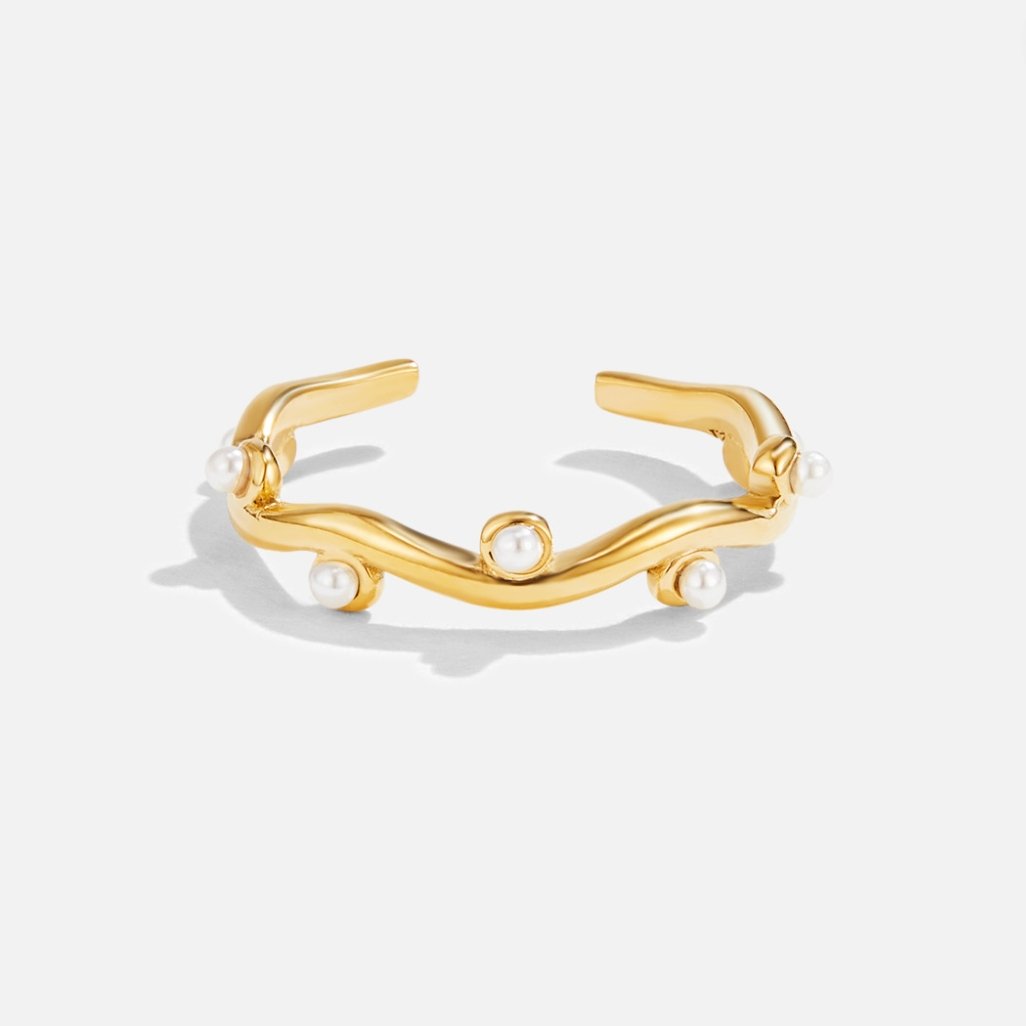 Anel para mulher com pérola em ouro – Melina