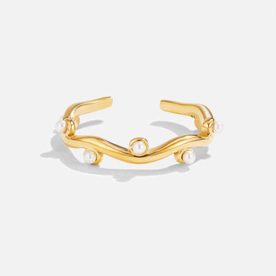 Anel para mulher com pérola em ouro – Melina